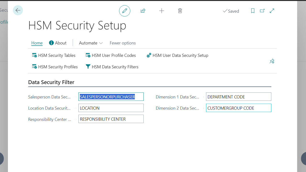 HSM Security Setup