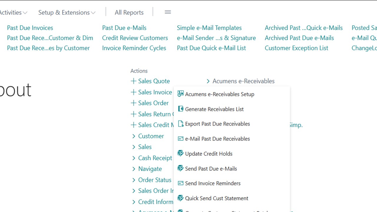 Acumens e-Receivables