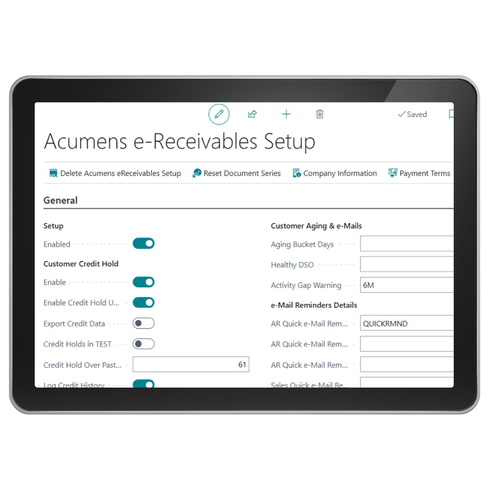 Acumens e-Receivables Management